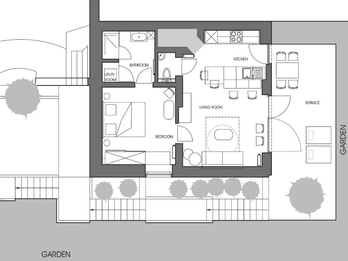 Gîte Au26 côté jardin-côté cour Lieja Exterior foto